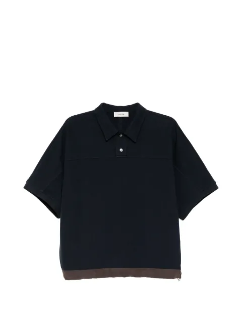 System colour-block polo shirt Blue SH2G3TTNT10M