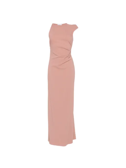 Patrizia Pepe gathered cut-out maxi dress Pink 2A3021A738
