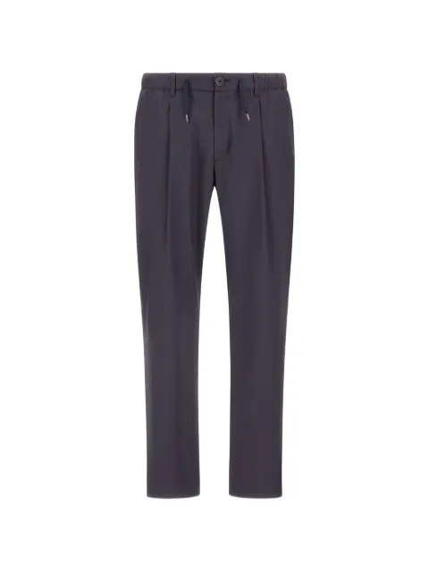 Herno pleated drawstring trousers Black PT000166U13164Z