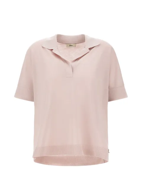 Herno short-sleeve polo shirt Pink JPL00113D52056