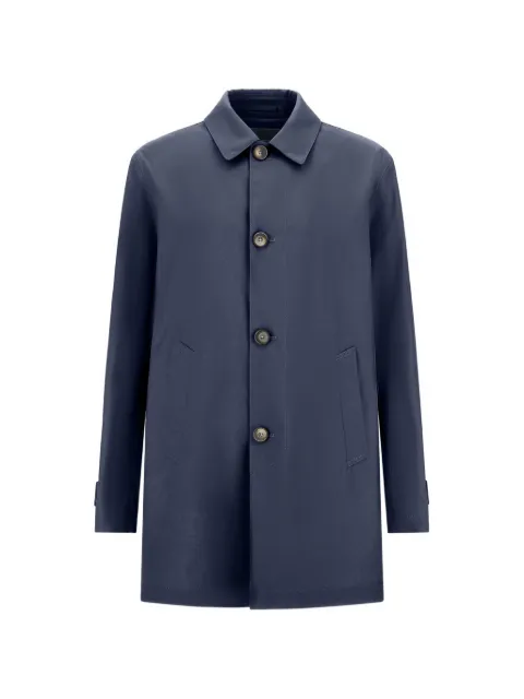Herno welt-pocket raincoat Blue IM000386U334109201
