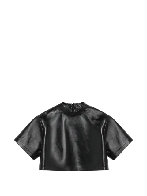Balenciaga cropped T-shirt Black 871787TUS17