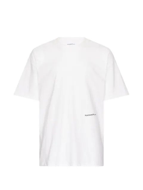 OAMC oversized dog-print cotton T-shirt White PCM3OT02HJE00200100WHITE