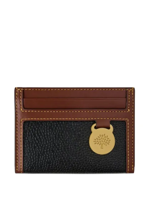 Mulberry logo-charm colour-block cardholder Brown S26RL8988127A340