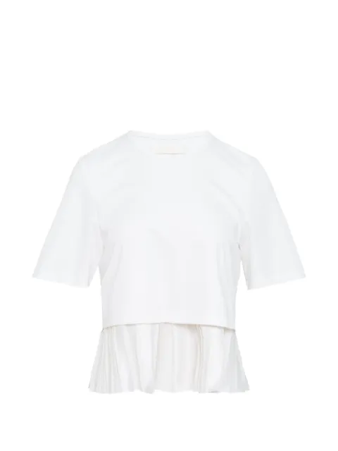 Club21 pleated-detail top White WILTPL030BRIGHTWHITESS26