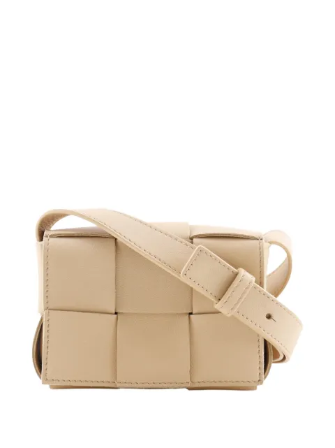 Bottega Veneta Pre-Owned 2012-2025 Candy Nappa Intrecciato Cassette crossbody bag Brown HLUIBAK656AI0141