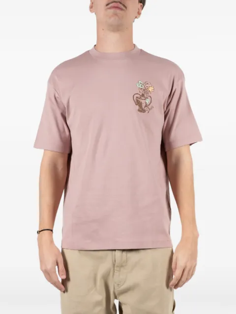 Drôle De Monsieur floral print t-shirt Pink KTS308CO002OPI
