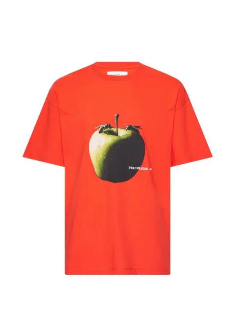OAMC apple-print T-shirt Orange PCM3OT02GJE00202500