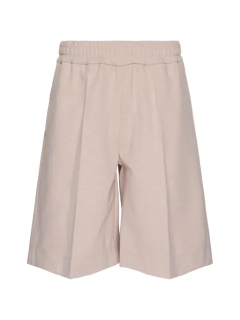 Jil Sander pressed-crease cotton shorts Neutrals J22MU0140J20018262