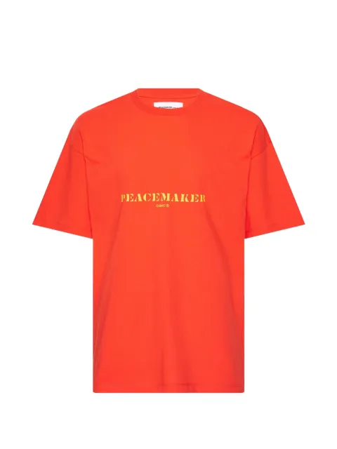 OAMC logo-print T-shirt Orange PCM3OT02DJE00202500