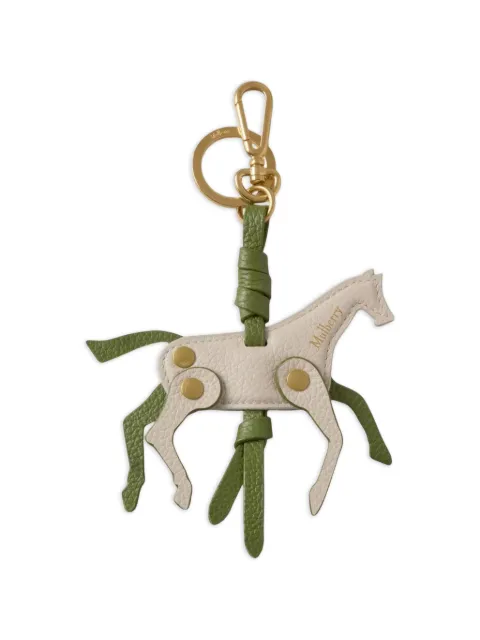 Mulberry horse-motif keyring Neutrals S26RK6001000W160