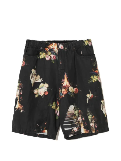 Undercover Emma printed shorts Black UC1F4512100BLACKBASE