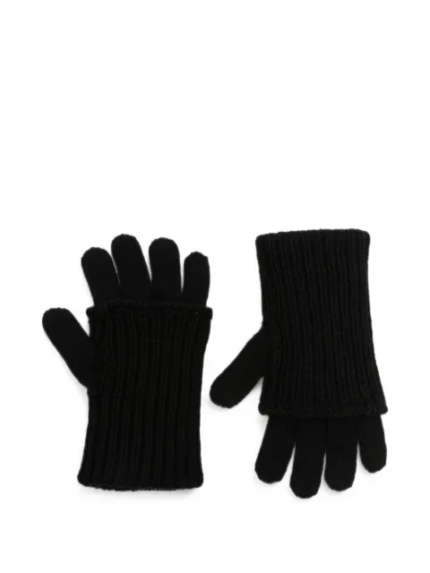 OUR LEGACY fold-over-design gloves Black A4263FST