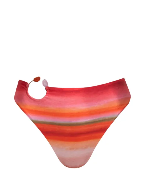Baobab Itala ring-embellished bikini bottom Red 6541694