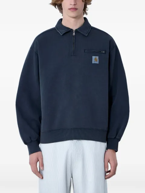 Carhartt WIP quarter-zip sweatshirt Blue I036350890603