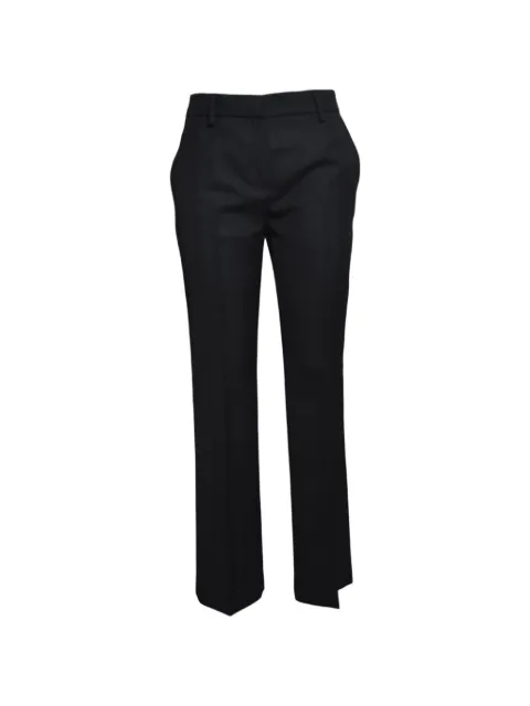 Room 52 pressed-crease tailored trousers Black T294TRS69001