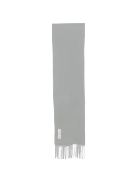 OUR LEGACY Estate fringed wool scarf Grey A4268EB