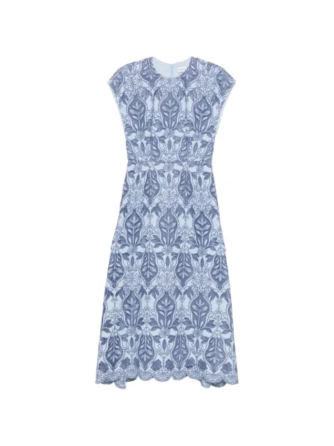 Rebecca Vallance Blooming Lanterns embroidered maxi dress Blue 26021608