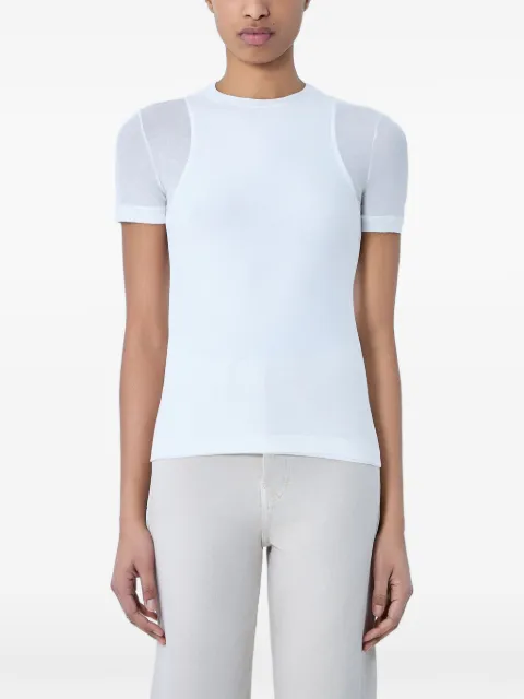 Jil Sander fitted crew-neck T-shirt White J02NF0012J20342100
