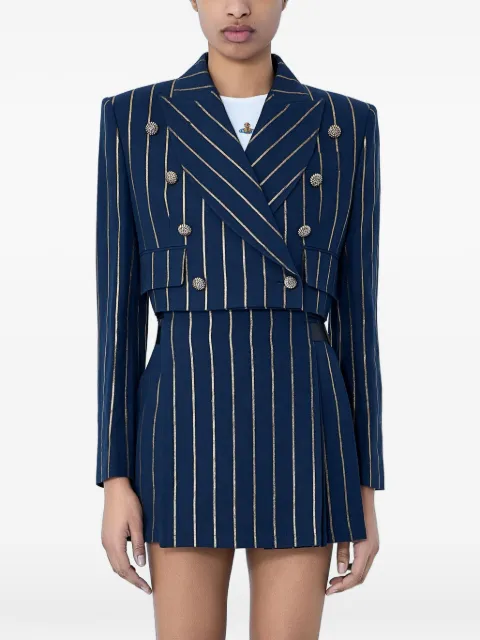 Vivienne Westwood striped blazer Blue 1401007OW01FKK310