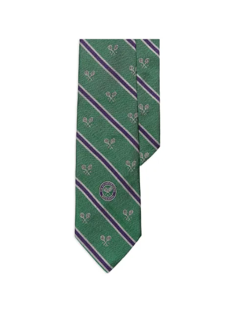 Polo Ralph Lauren Wimbledon patterned tie Green 710867807002