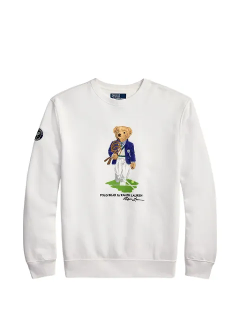 Polo Ralph Lauren polo bear graphic sweatshirt White 710B16075001