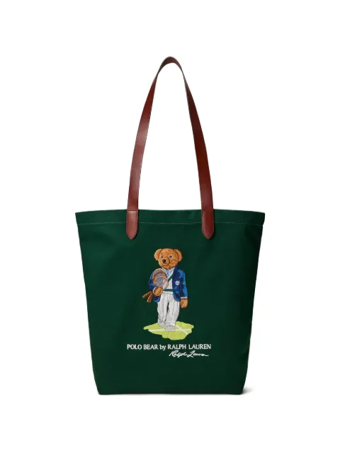 Polo Ralph Lauren Wimbledon Polo Bear shopper tote Green 405P13610001