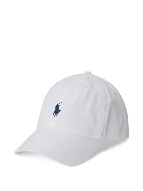 Polo Ralph Lauren embroidered twill baseball cap White 710982112009