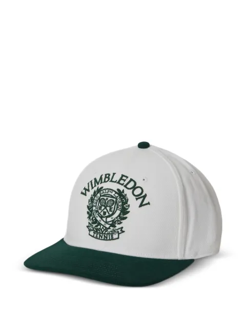 Polo Ralph Lauren Wimbledon embroidered-crest twill baseball cap White 710B16061001