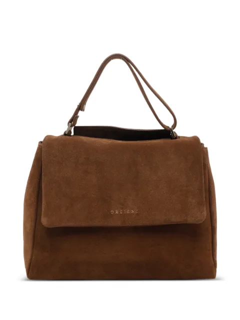 Orciani small Sveva tote bag Brown BT2006PEACHWOVEN