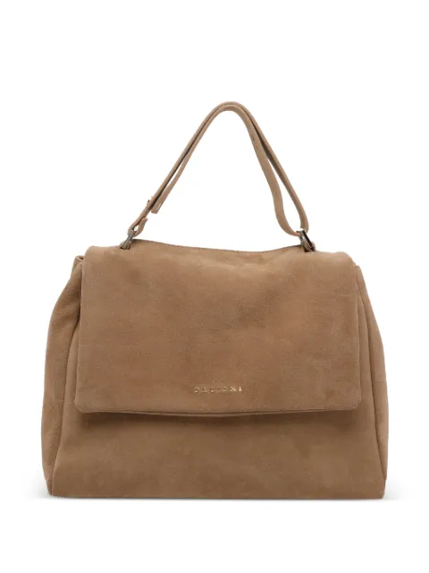 Orciani Sveva Peach Flowers tote bag Neutrals BT2006