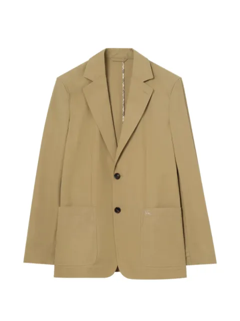 Burberry technical cotton tailored jacket Neutrals 8123382