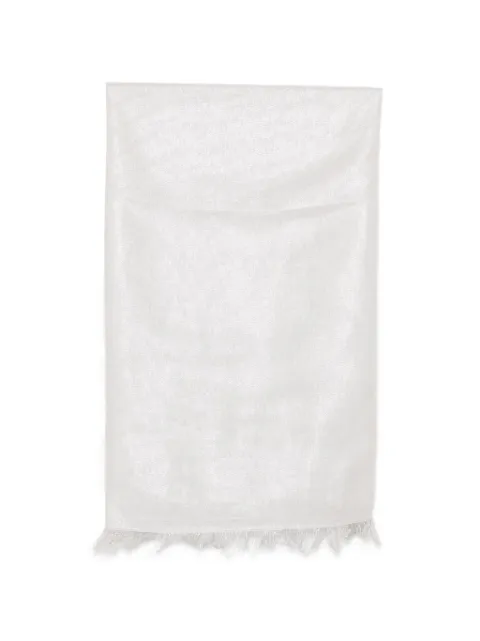 Peserico frayed scarf White E31547C0CC828