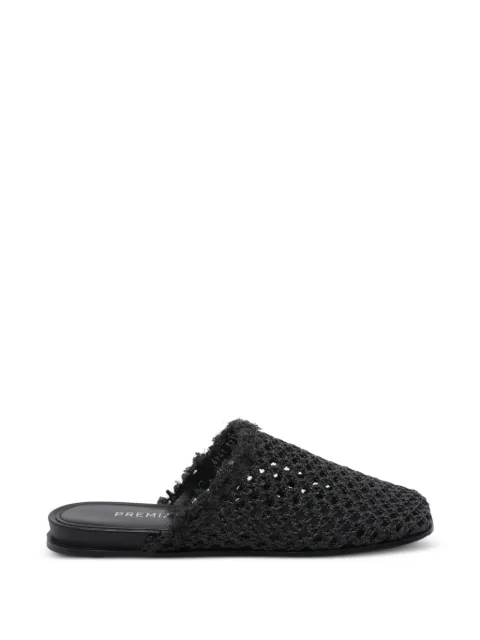 Premiata rafia sabot sandals Black M6941ORZONERO