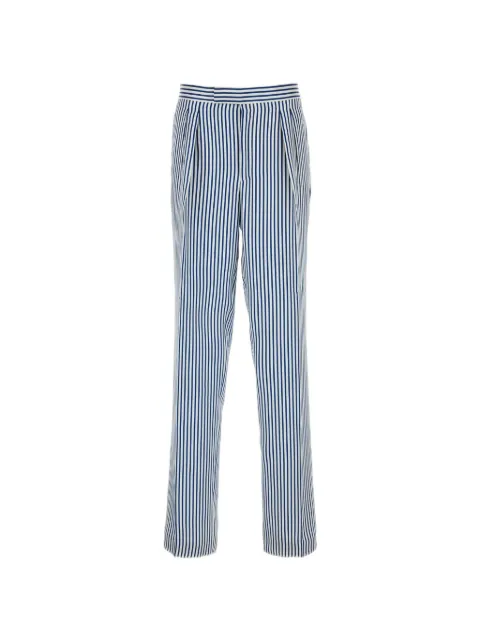 TOM FORD printed satin trousers Blue PLMD04S0282R