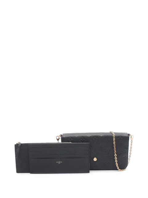 Louis Vuitton Pre-Owned 2021 Monogram Empreinte Pochette Felicie crossbody bag Black ITVJD4BPZVY61KID