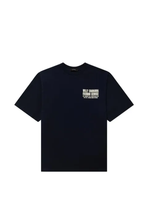 Willy Chavarria graphic print T-shirt Blue WCJSY0180