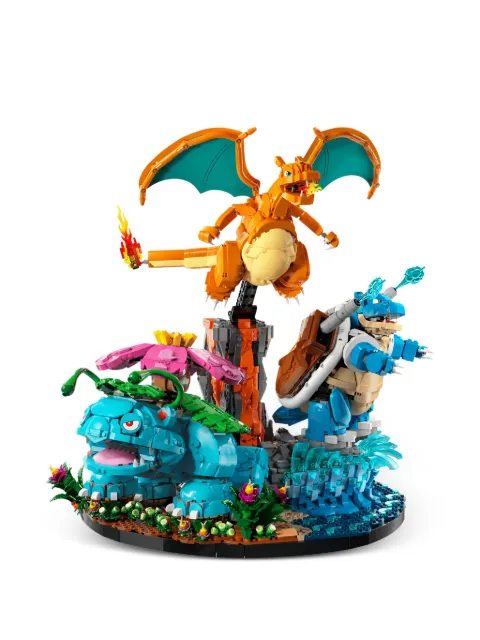 Lego x Pokémon Venusaur, Charizard and Blastoise toy Blue 72153
