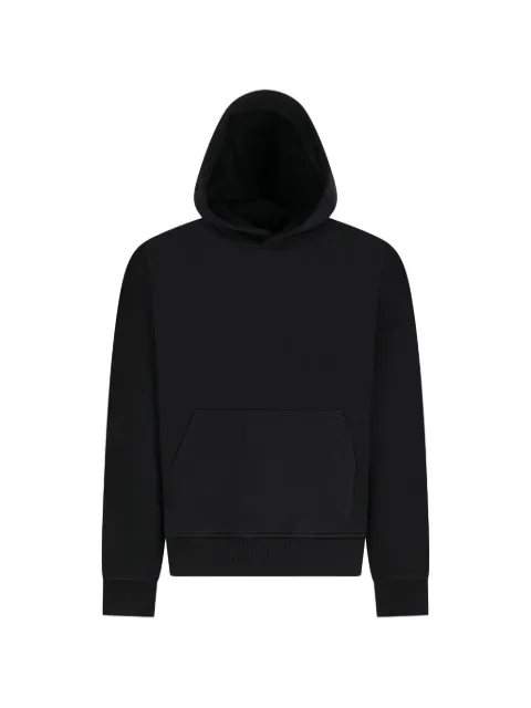 Palm Angels curved-logo hoodie Black PMBB17ES26FLE0011003