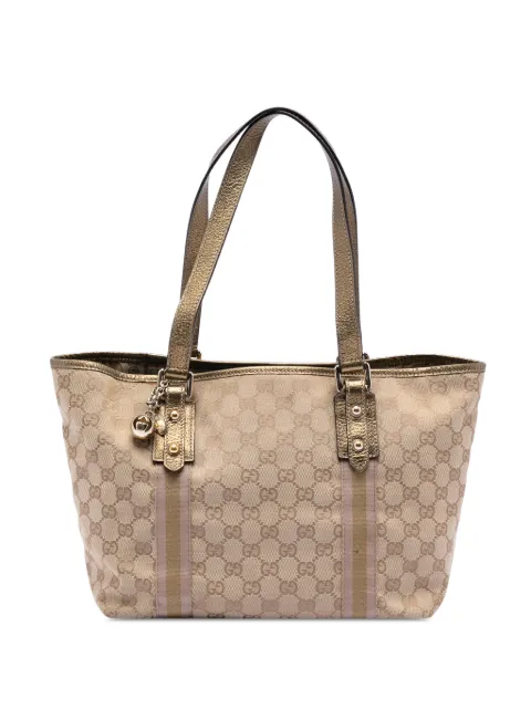 Gucci Pre-Owned 2016-2026 GG Canvas Web Jolicoeur tote bag Gold RVA3ITKDNI4PPQ4P