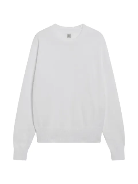 TOTEME crew neck sweater White 262WRT0613YA0276003