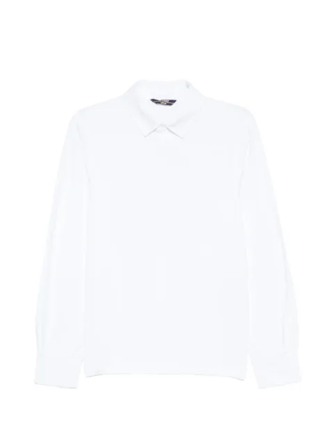 K-Way long-sleeve polo shirt White K2161VW