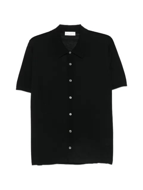 Roberto Collina short-sleeve knit shirt Black 261MYA10025