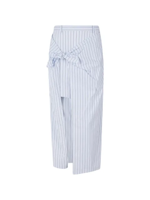 Isabelle Blanche Gonna Nodo Celeste skirt Blue G126T021098