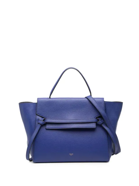 Celine Pre-Owned 2014 Mini Leather Belt Bag satchel Blue ISEPWNBF9BV2MQ9S