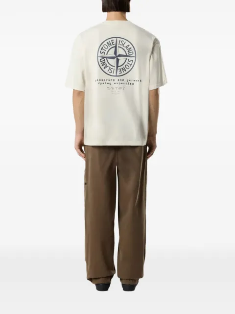 Stone Island 2100002 combed organic cotton jersey Neutrals L1S152100002S0365