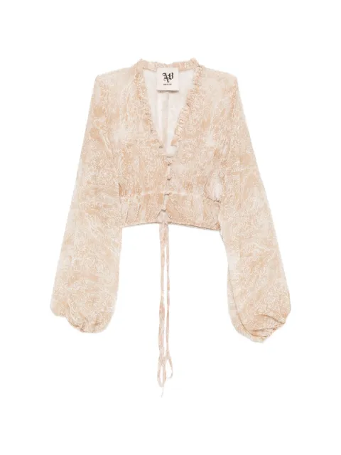 Aniye By paisley-pattern blouse Neutrals 185213