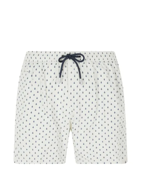 MC2 Saint Barth Lighting Micro anchor-print swim shorts White LIGHTINGMICROFANTASY098