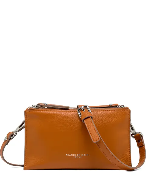 GIANNI CHIARINI grainy-leather clutch bag Neutrals BS11810COMMGRN098