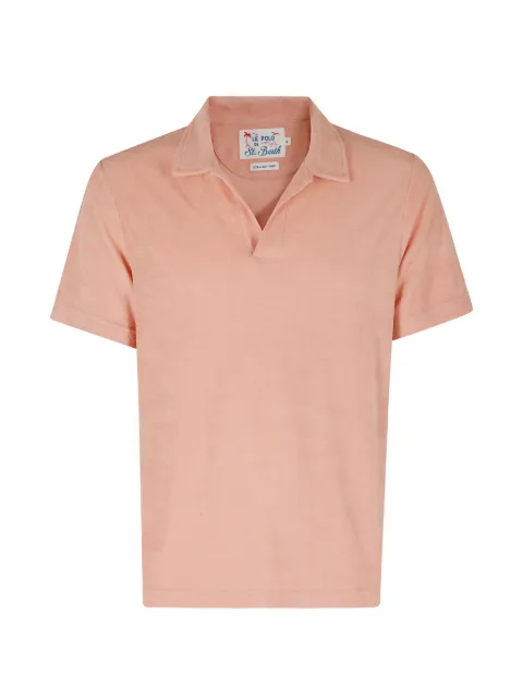 MC2 Saint Barth Jeremy terry-cloth polo shirt Pink JEREMY098